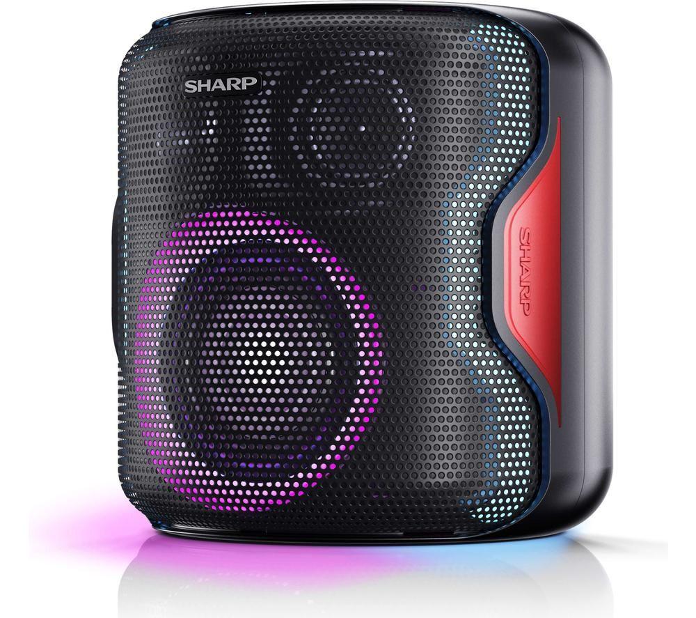 SHARP PS-921(BK) Portable Bluetooth Megasound Party Speaker - Black image number 2 of 4