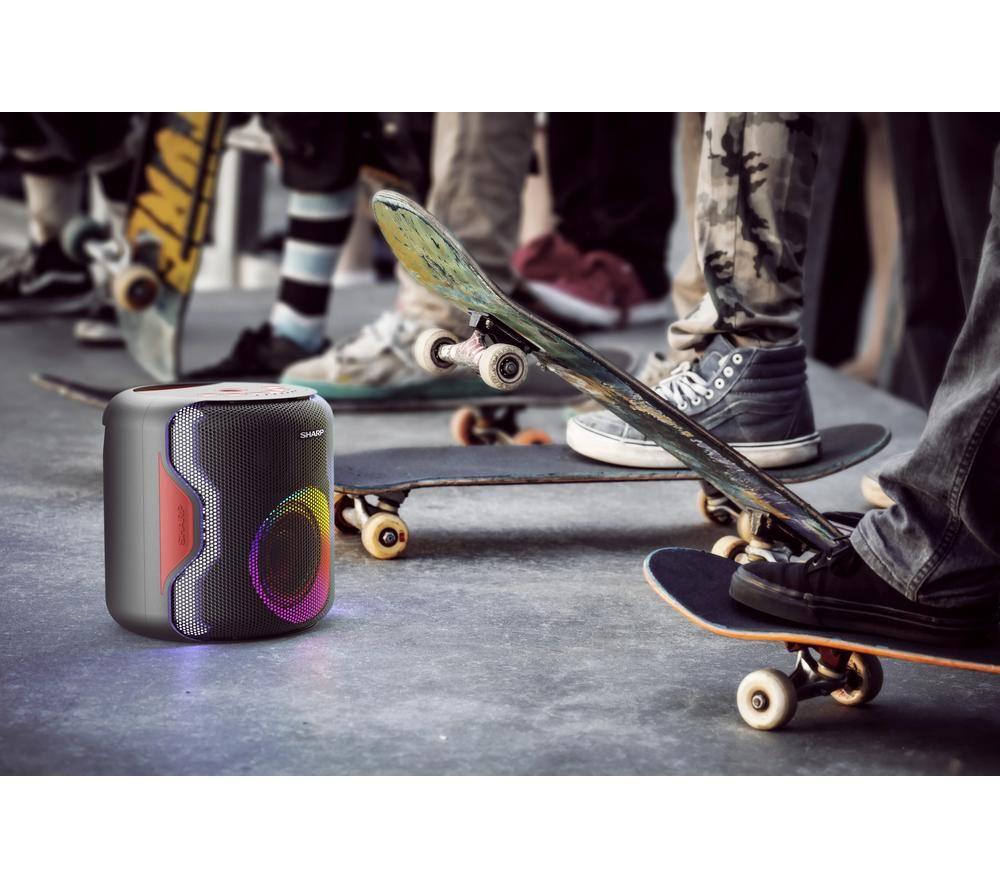 SHARP PS-921(BK) Portable Bluetooth Megasound Party Speaker - Black image number 4 of 4