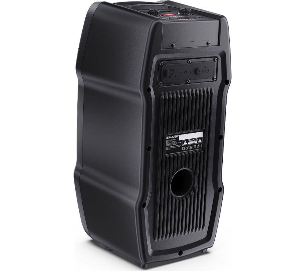 SHARP XParty Sing PS-931 Portable Bluetooth Megasound Party Speaker &ndash; Black image number 6 of 9