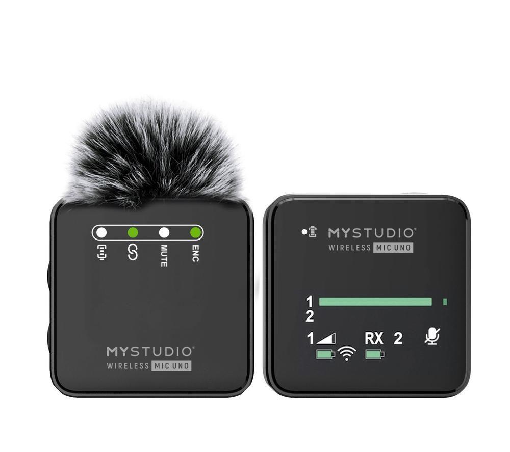 EASYPIX MyStudio UNO Wireless Microphone System - Black image number 2 of 9