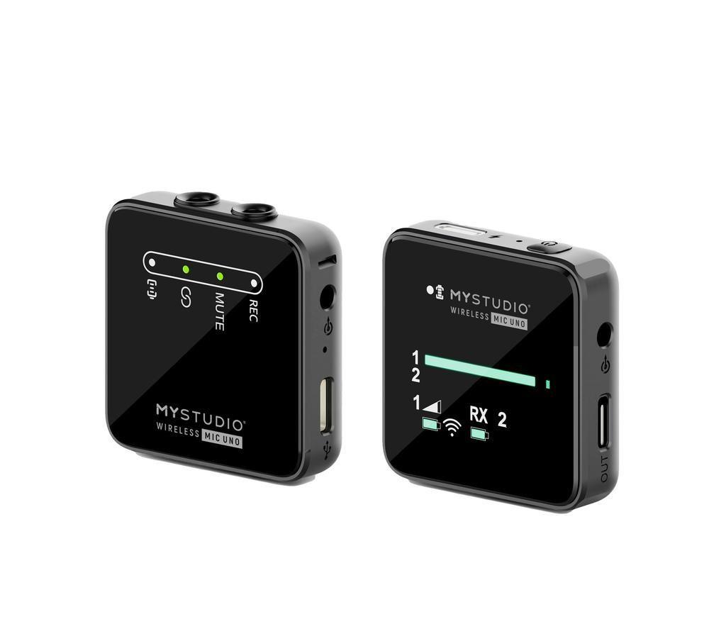 EASYPIX MyStudio UNO Wireless Microphone System - Black image number 4 of 9