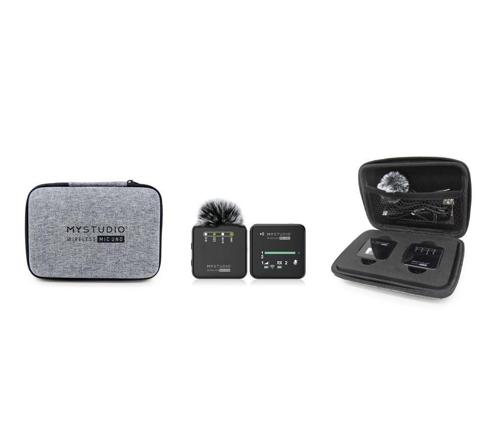 EASYPIX MyStudio UNO Wireless Microphone System - Black image number 8 of 9