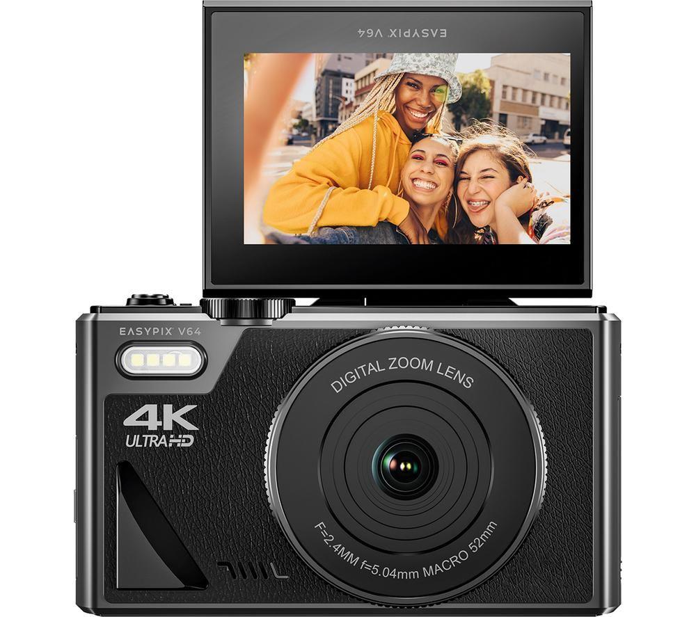 EASYPIX V64 Flip Digital Camera - Black