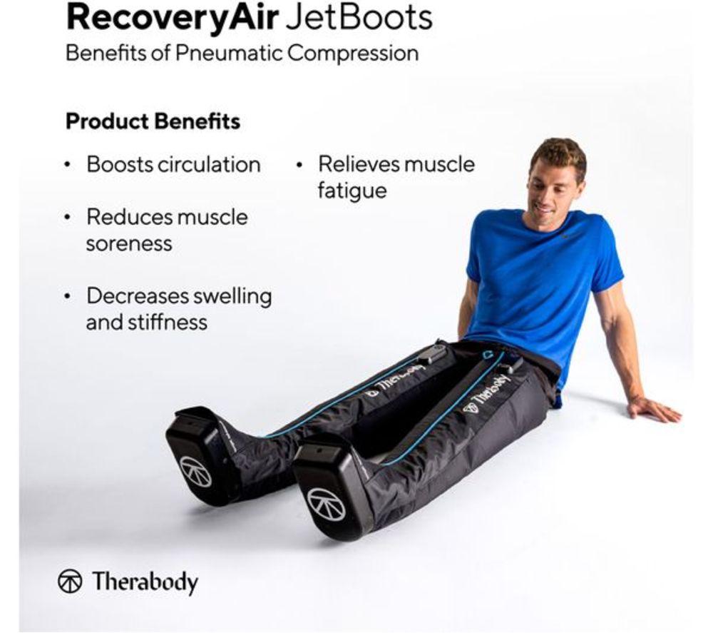 THERABODY RecoveryAir JetBoots - Large, Black image number 4 of 11