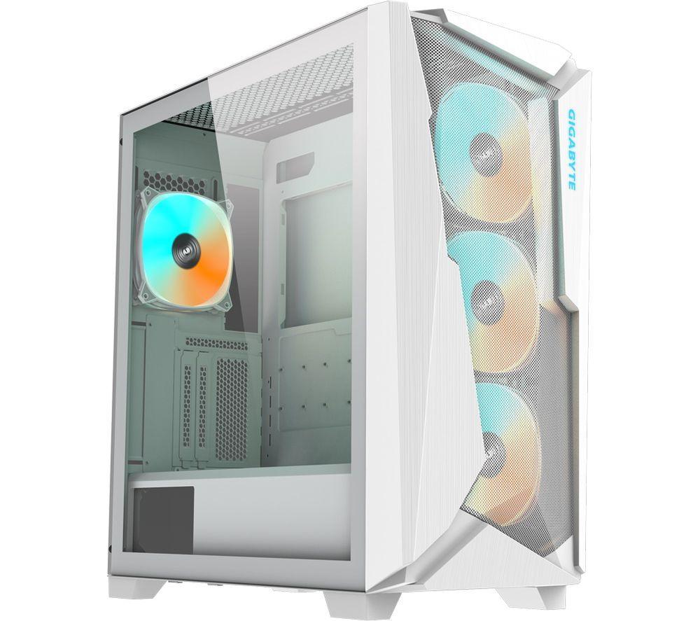 GIGABYTE GB-C301GW V2 ATX Mid-Tower PC Case - White