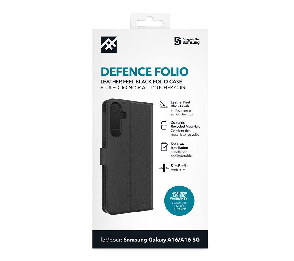 ZAGG Defence Galaxy A16 Folio Case - Black image number 2 of 3