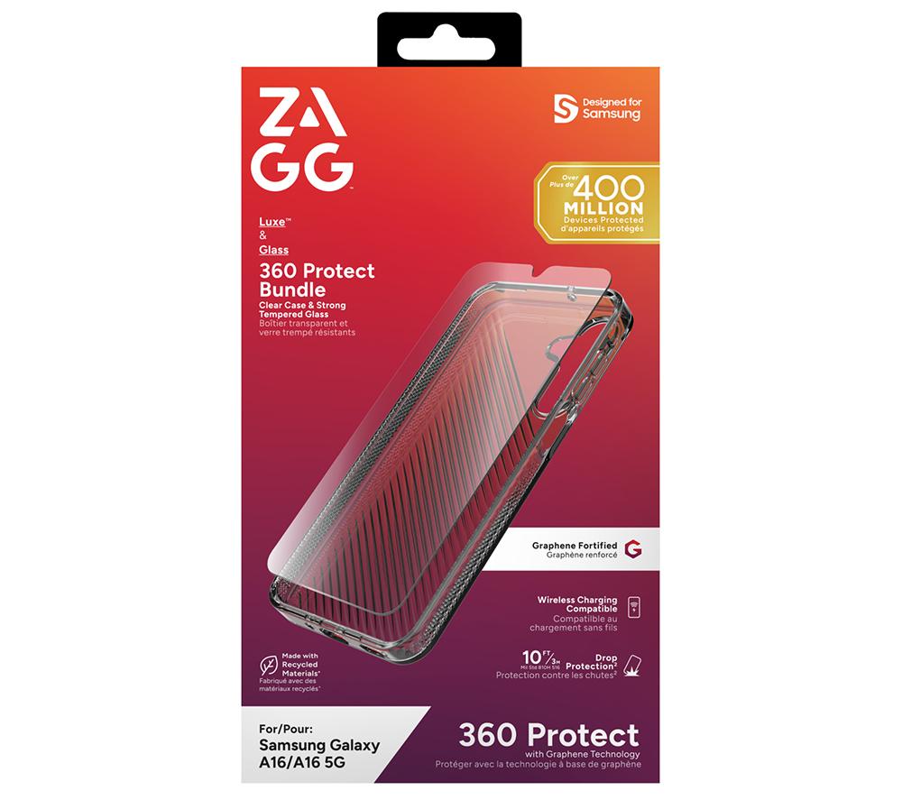 ZAGG Galaxy A16 Luxe Case & Screen Protector Bundle