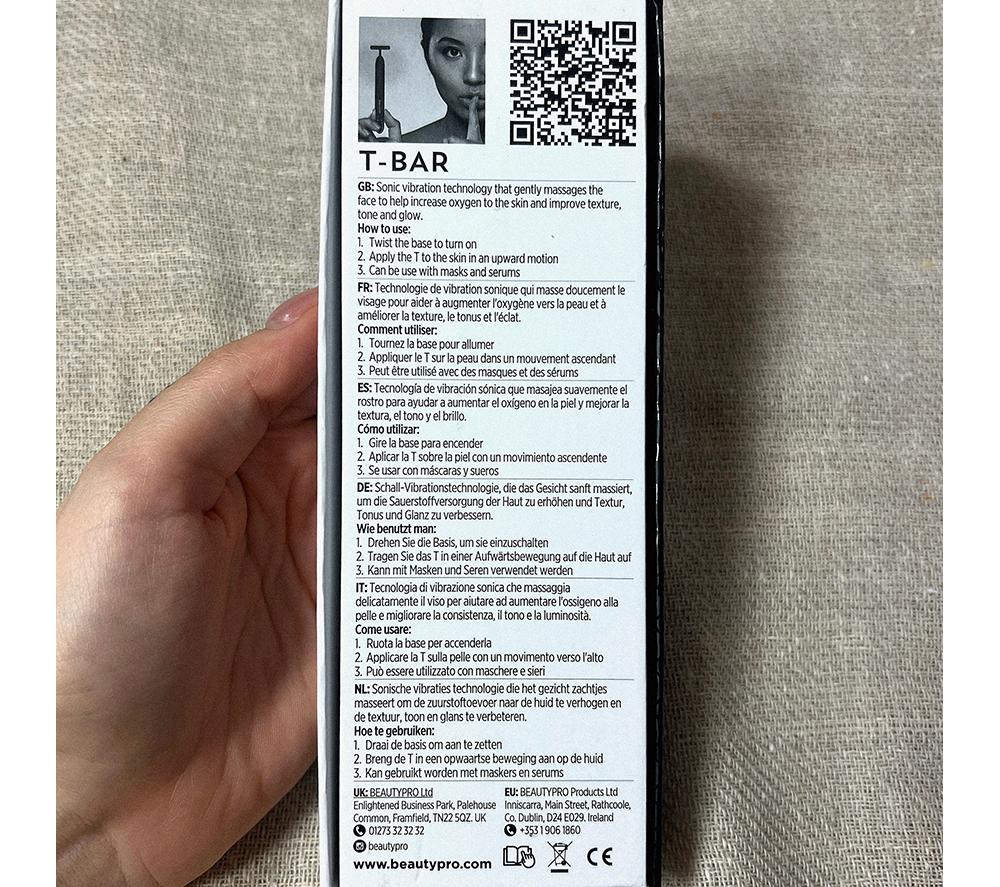 BEAUTYPRO T-BAR Sonic Vibrating Anti-Ageing Device image number 10 of 13