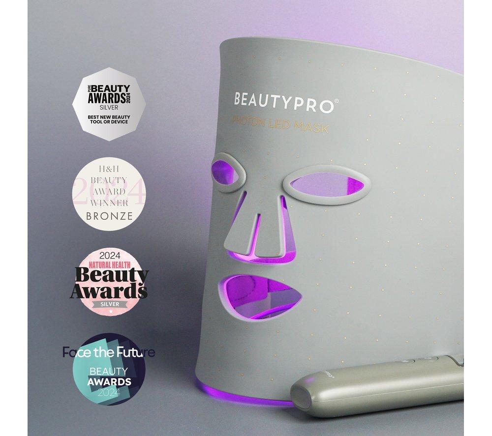 BEAUTYPRO Photon LED Therapy Mask - Grey image number 4 of 16