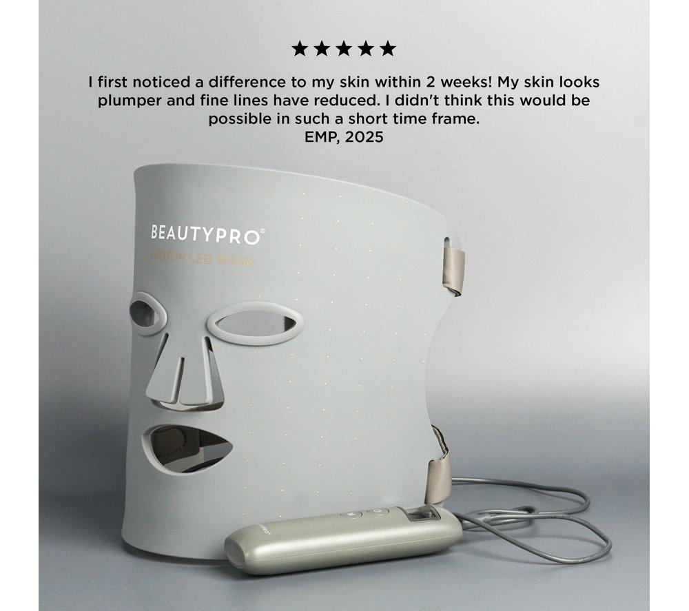 BEAUTYPRO Photon LED Therapy Mask - Grey image number 9 of 16