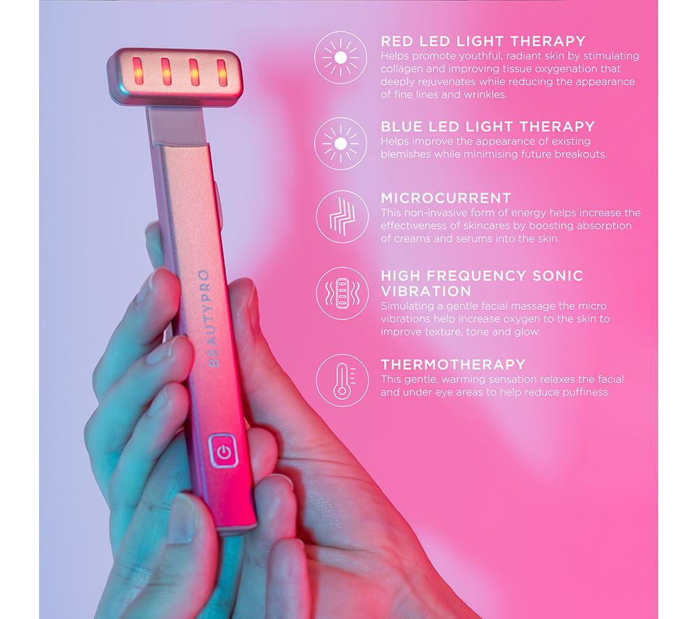 BEAUTY PRO Light Therapy 5-in-1 LED Wand - Ombre image number 4 of 10