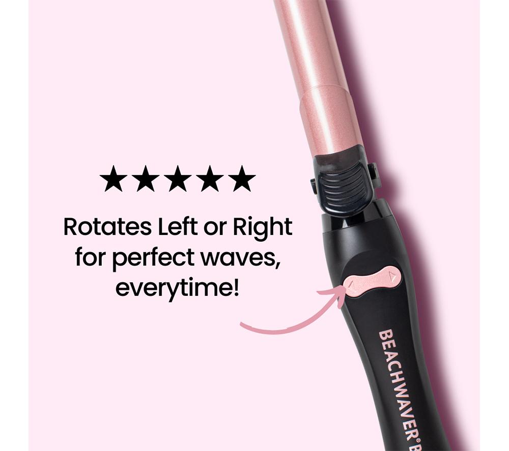 BEACHWAVER B1 BWUK16MR Hair Curler - Midnight Rose image number 14 of 29