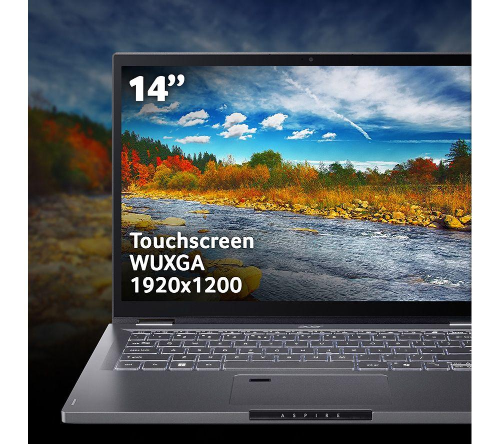 ACER Aspire Spin 14 14" 2 in 1 Laptop - Intel® Core™ Ultra 7, 1 TB SSD, Grey