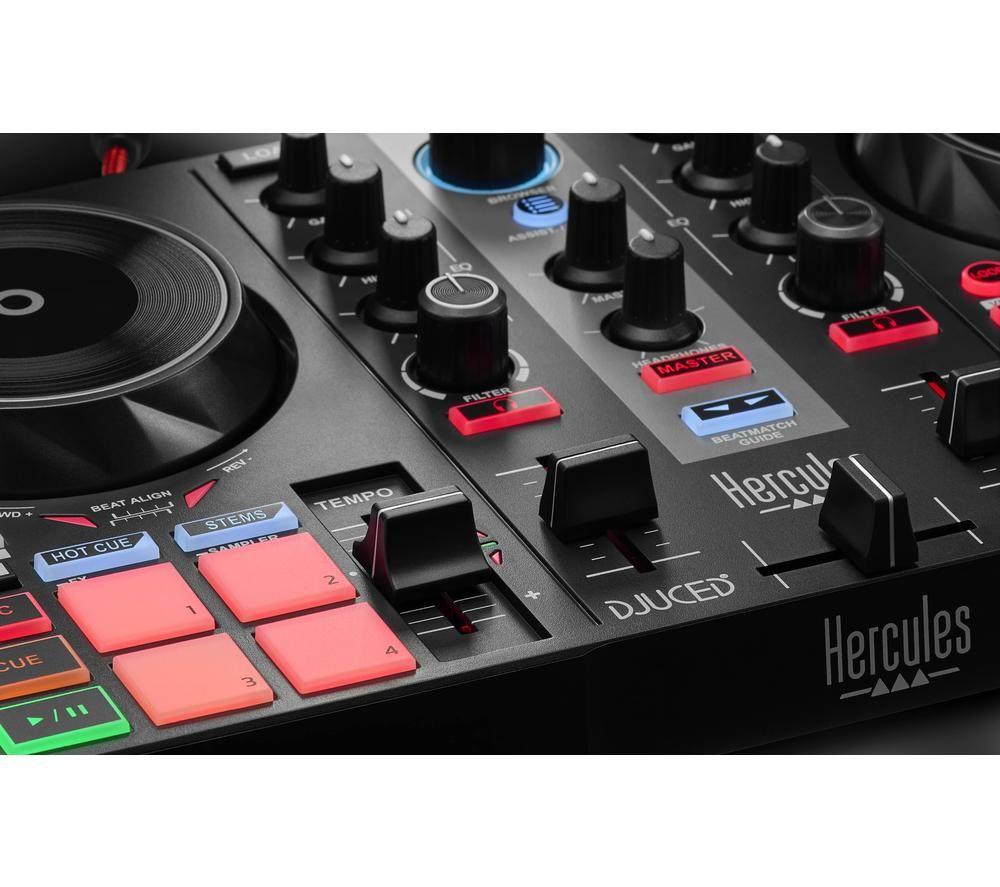 HERCULES DJControl Inpulse 200 MK2 Audio Controller Learning Kit - Black image number 5 of 8