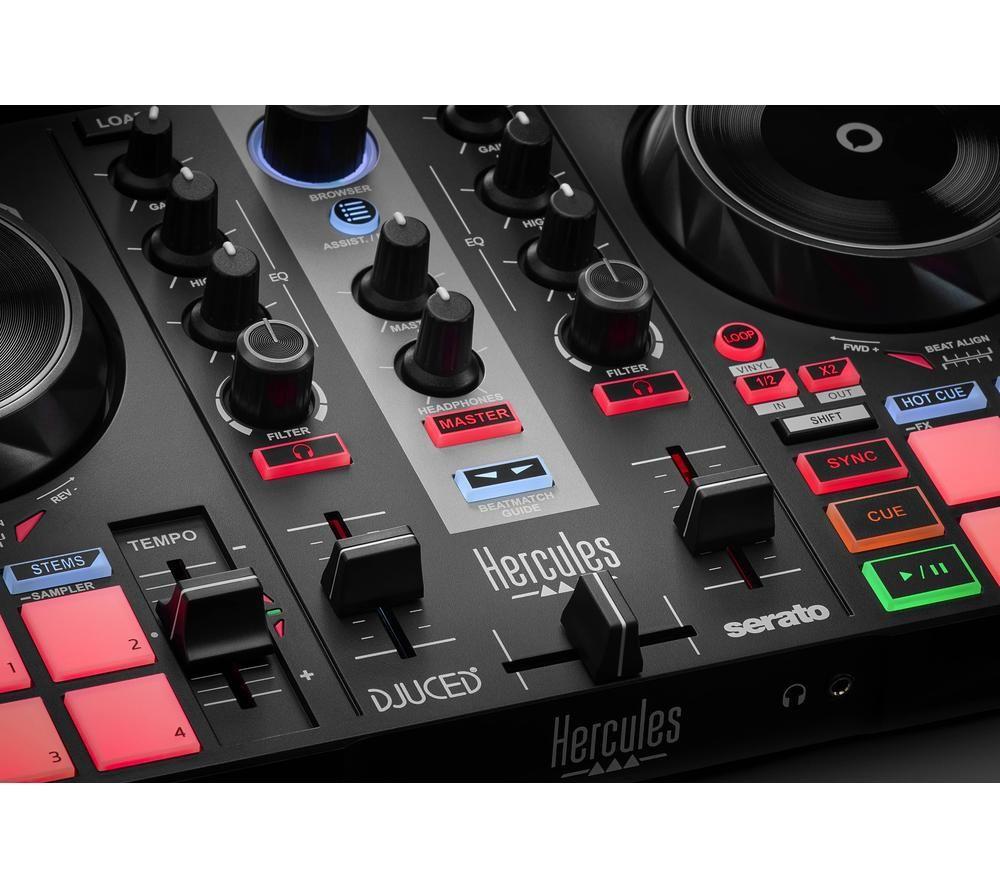 HERCULES DJControl Inpulse 200 MK2 Audio Controller Learning Kit - Black image number 6 of 8