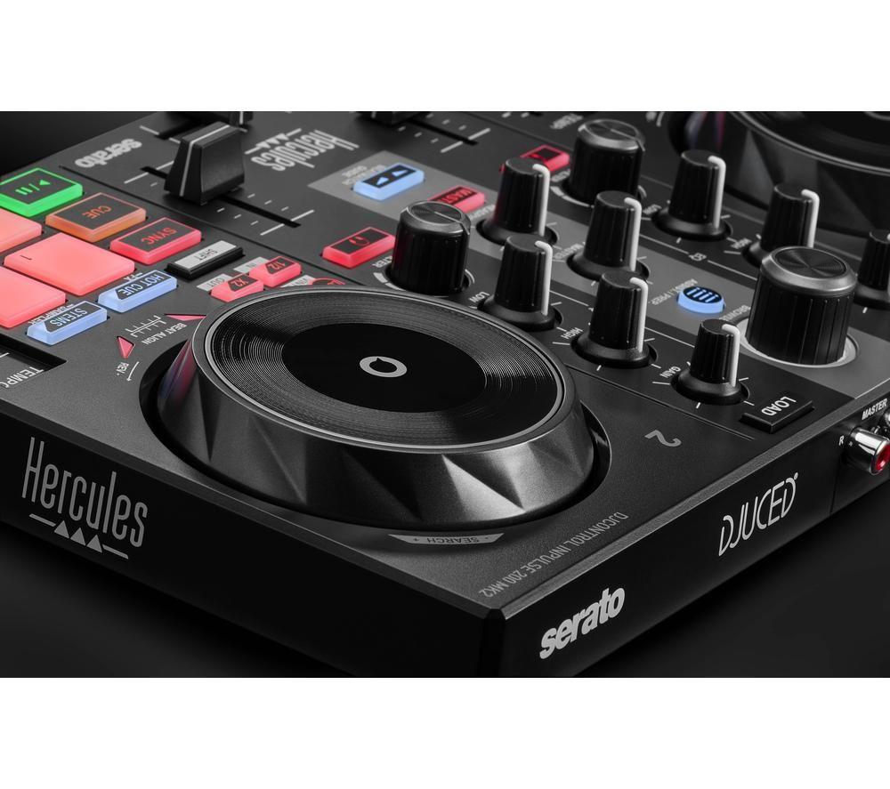 HERCULES DJControl Inpulse 200 MK2 Audio Controller Learning Kit - Black image number 7 of 8