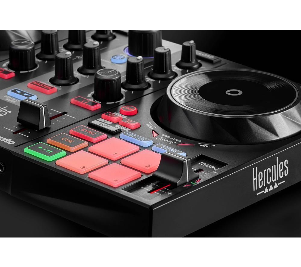 HERCULES DJControl Inpulse 200 MK2 Audio Controller Learning Kit - Black image number 8 of 8
