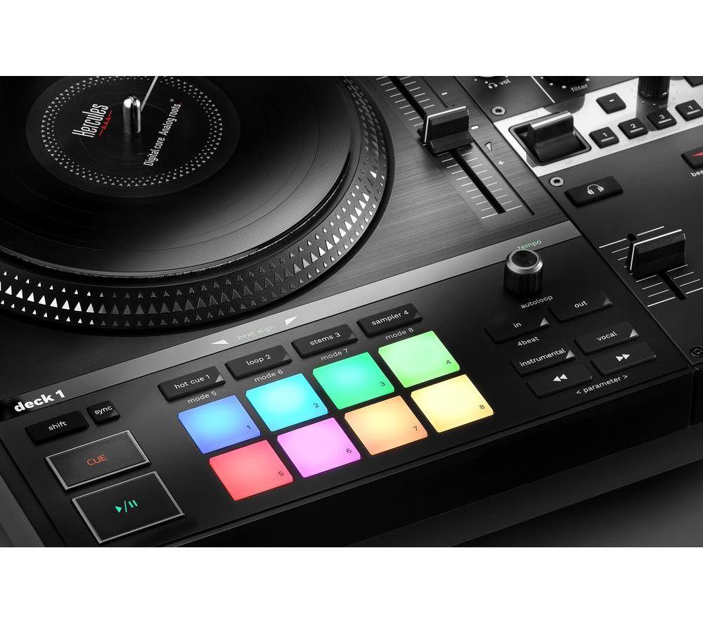 HERCULES DJ Control Inpulse T7 Audio Controller - Black image number 4 of 7