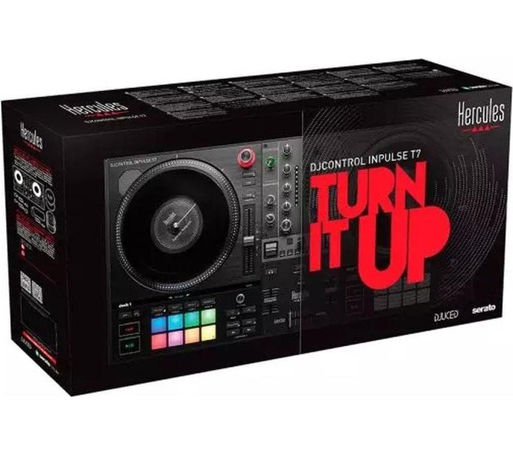 HERCULES DJ Control Inpulse T7 Audio Controller - Black image number 7 of 7