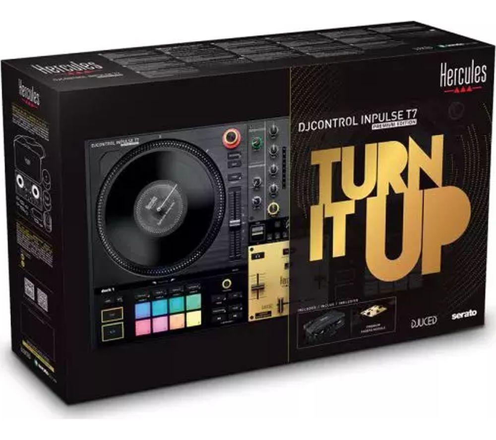 HERCULES DJ Control Inpulse T7 Audio Controller Special Edition UK - Black & Gold image number 4 of 4