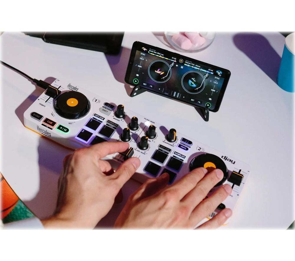 Buy HERCULES DJControl Mix - White | Currys