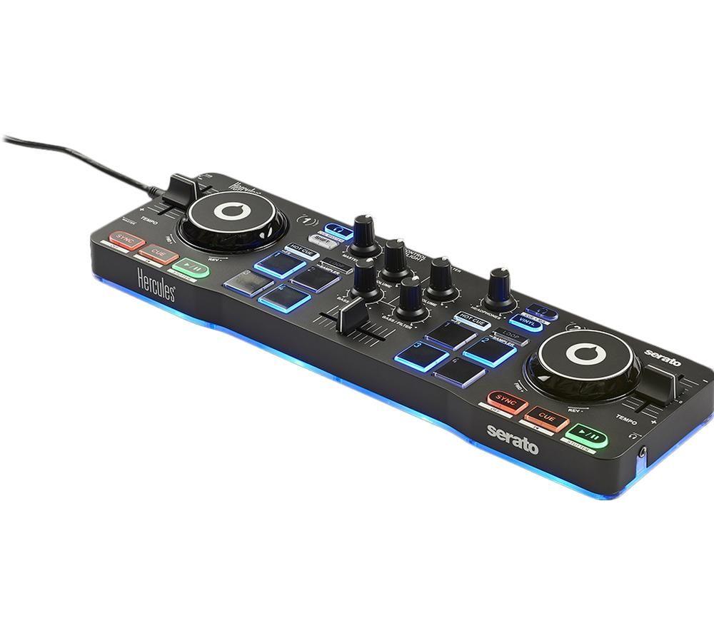 HERCULES DJControl Starlight Audio Controller - Black image number 2 of 6