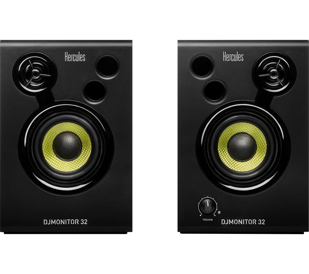 Hercules Dj Monitor 32 Speakers - Black, Black