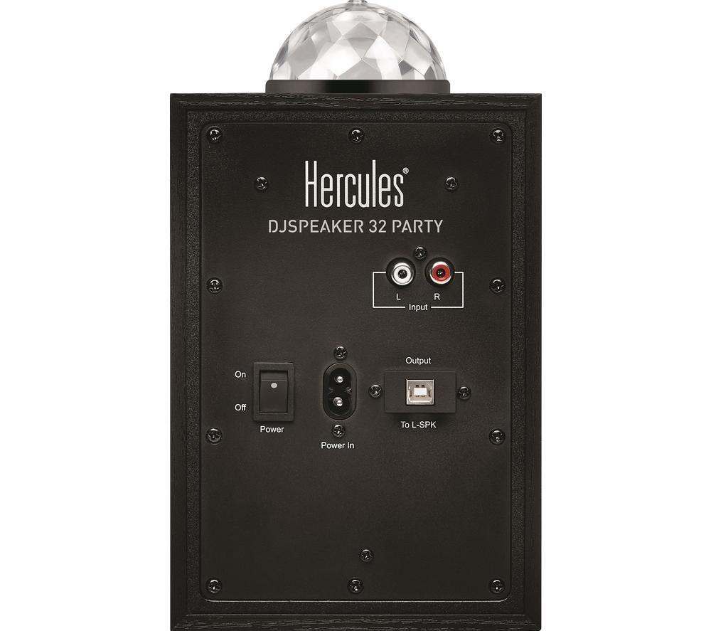 HERCULES DJSpeaker 32 Party Speakers - Black image number 3 of 7