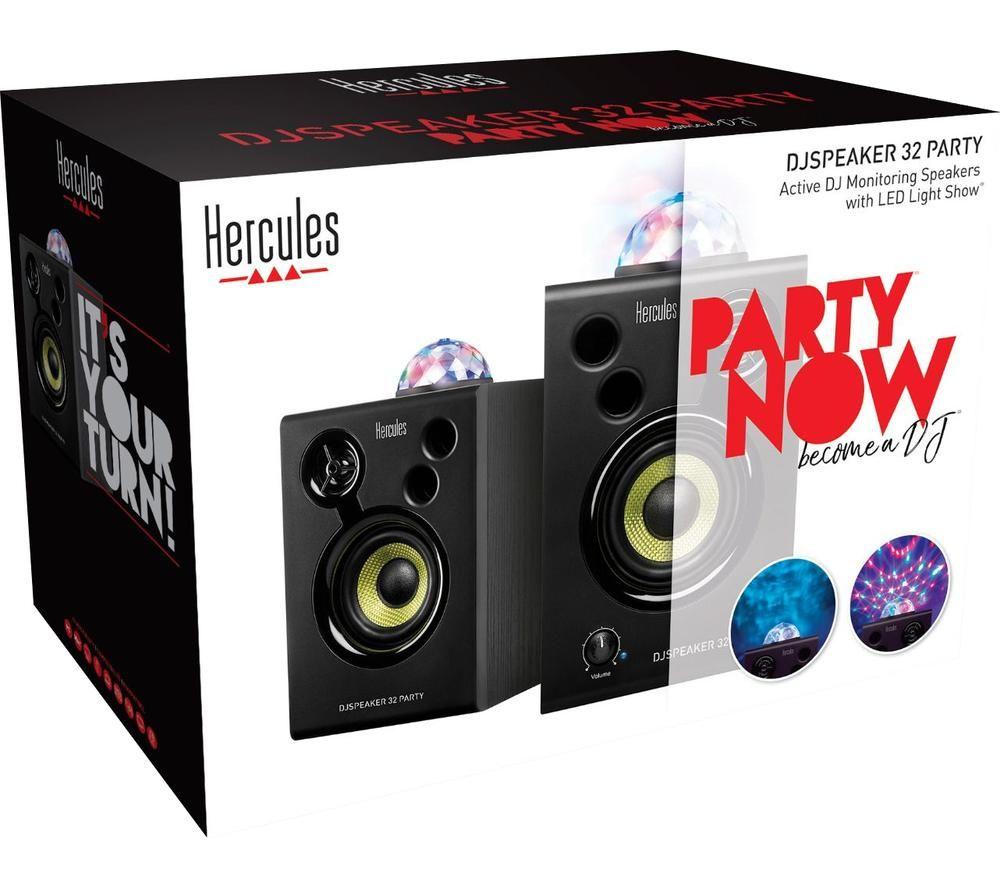 HERCULES DJSpeaker 32 Party Speakers - Black image number 7 of 7