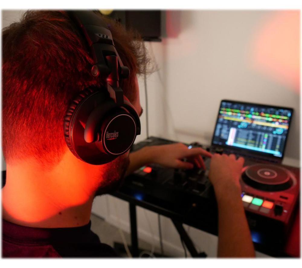 HERCULES HDP DJ60 Headphones - Black image number 7 of 7