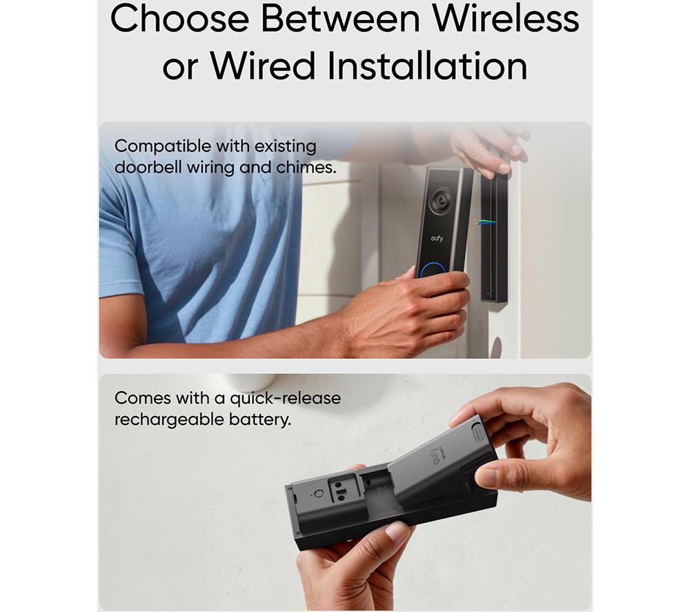 EUFY C31 2K Smart Video Doorbell with MicroSD Card image number 6 of 8