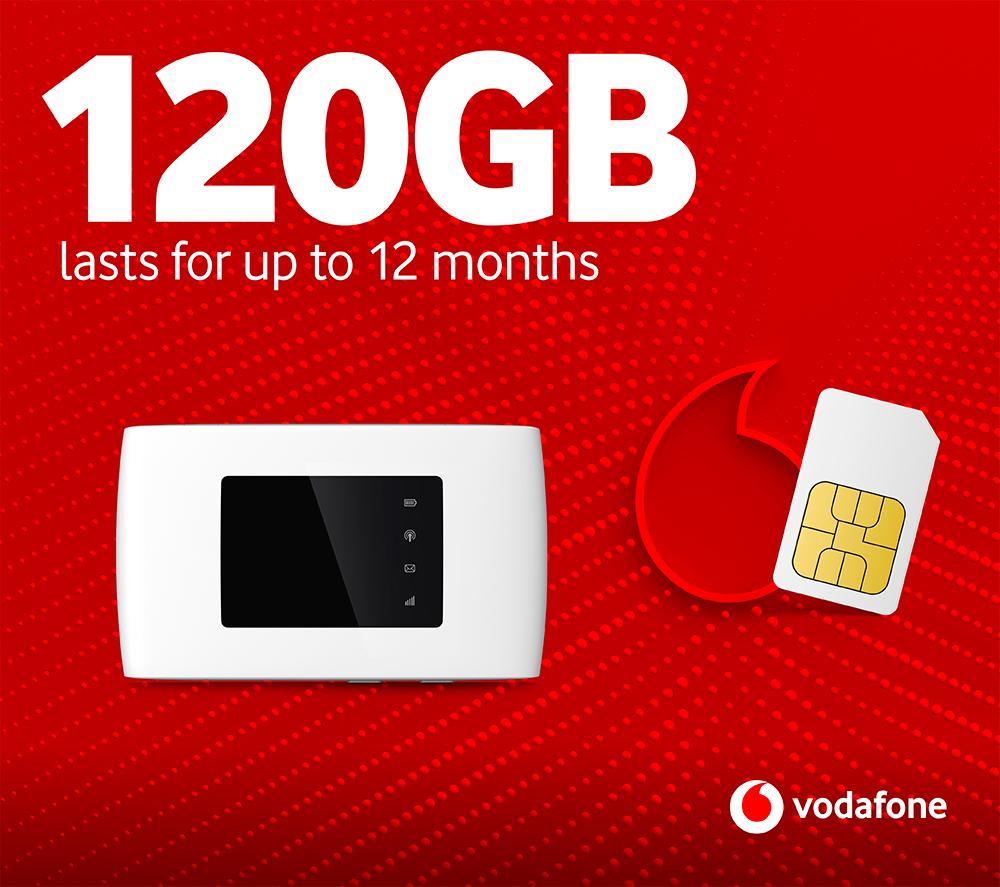 VODAFONE MiFi 4G Mobile WiFi 120 GB Hotspot image number 2 of 4