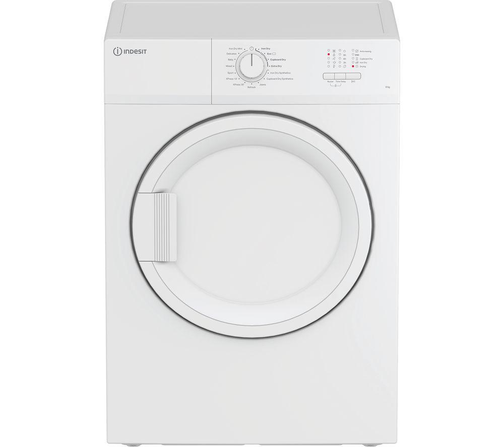 INDESIT C YD A81 WWGL UK 8 kg Vented Tumble Dryer - White image number 2 of 6