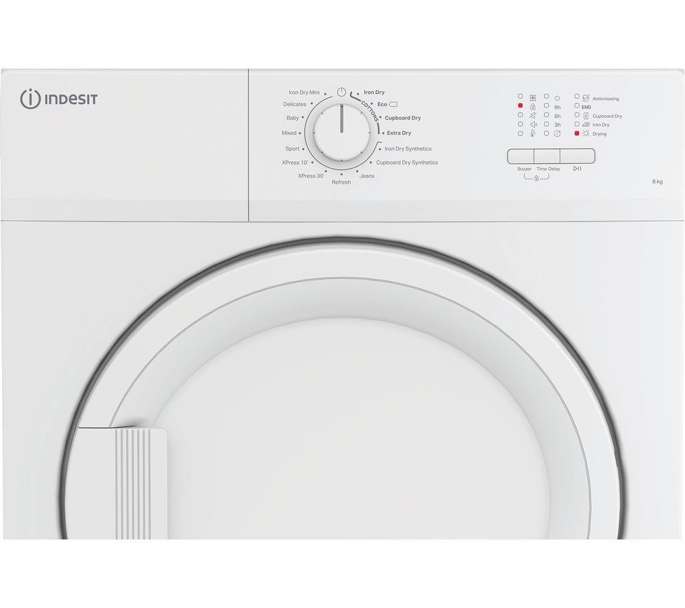 INDESIT C YD A81 WWGL UK 8 kg Vented Tumble Dryer - White image number 3 of 6