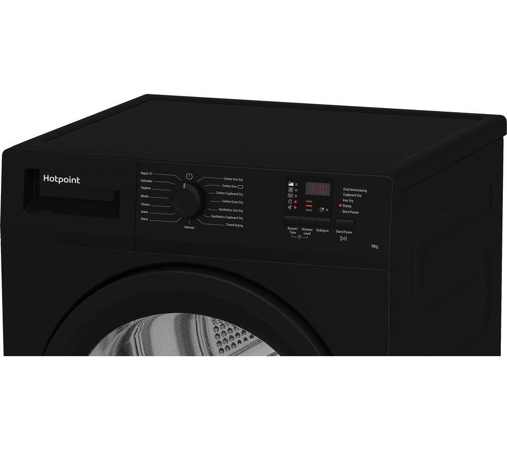 HOTPOINT C HD C92 BBGD UK UK 9 kg Condenser Tumble Dryer - Black image number 5 of 7