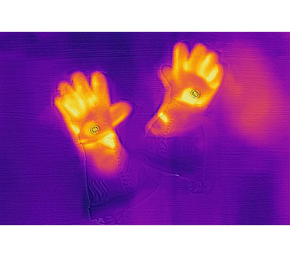 GLOVII Heated Ski Gloves - Black, XL image number 13 of 13