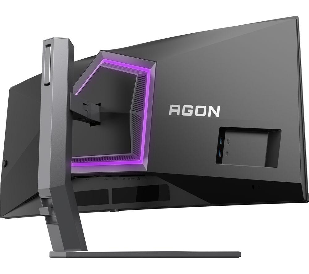 AOC AGON PRO AG346UCD Wide Quad HD 34" Curved OLED Gaming Monitor - Black image number 6 of 8