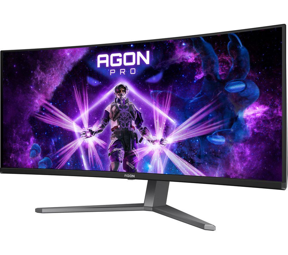 AOC AGON PRO AG346UCD Wide Quad HD 34" Curved OLED Gaming Monitor - Black image number 7 of 8