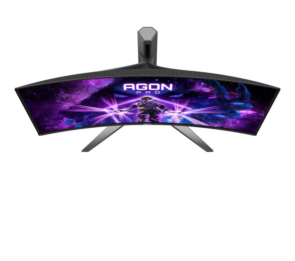 AOC AGON PRO AG346UCD Wide Quad HD 34" Curved OLED Gaming Monitor - Black image number 8 of 8