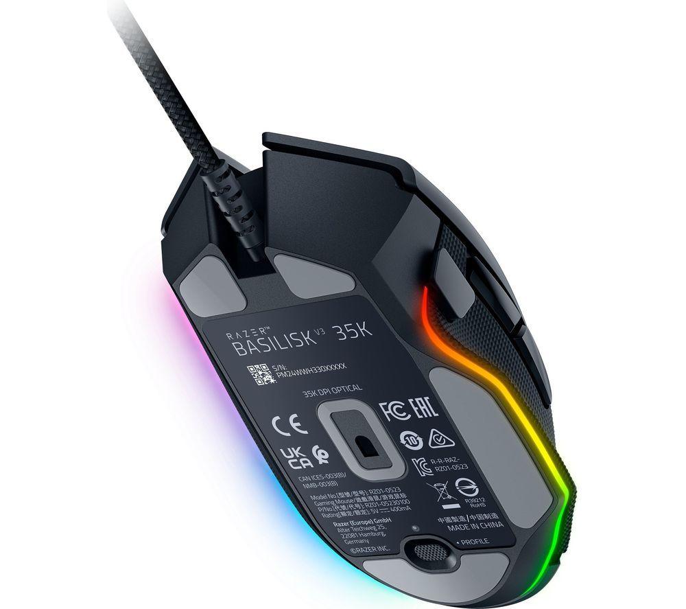 RAZER Basilisk V3 35K RGB Optical Gaming Mouse image number 3 of 3