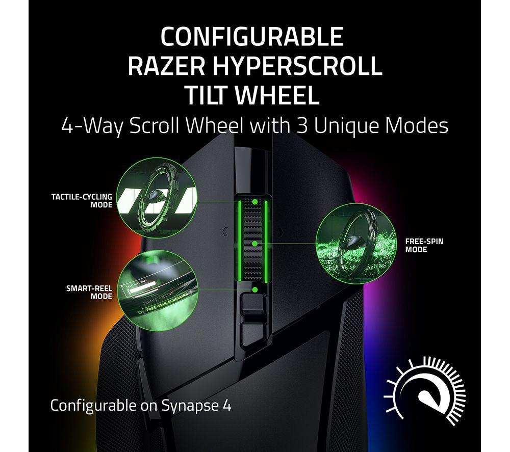 RAZER Basilisk V3 Pro 35K RGB Wireless Black Optical Gaming Mouse image number 2 of 9
