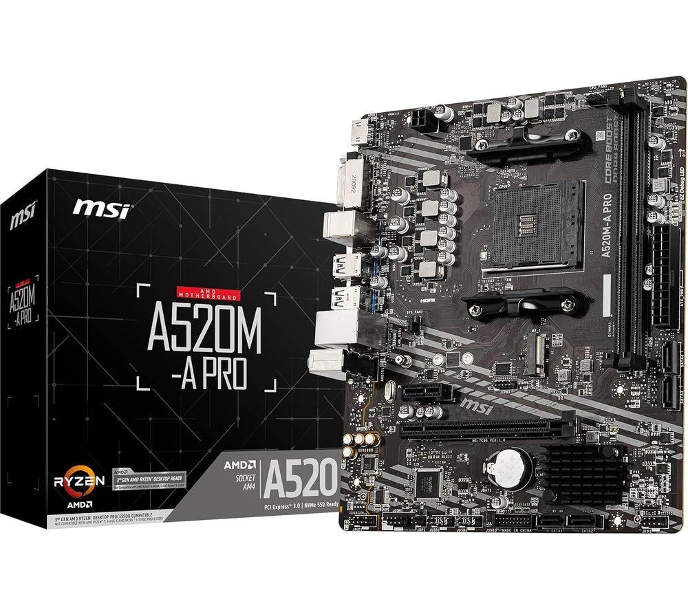 MSI A520M-A Pro AM4 Motherboard