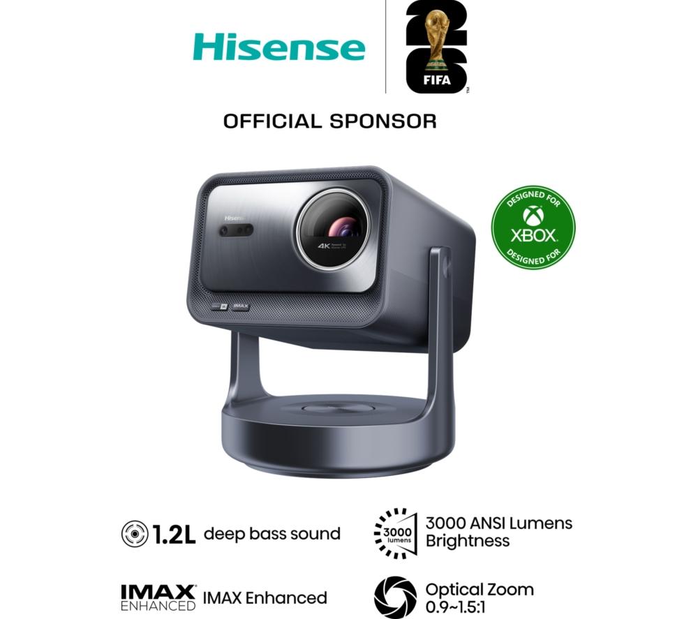 HISENSE C2TUK Ultra 4K Smart Mini Projector image number 2 of 18