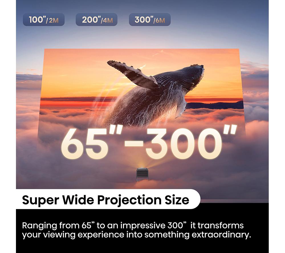 HISENSE C2TUK Ultra 4K Smart Mini Projector image number 3 of 18