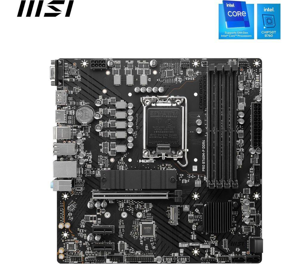 MSI PRO B760M-P LGA1700 Motherboard image number 3 of 7