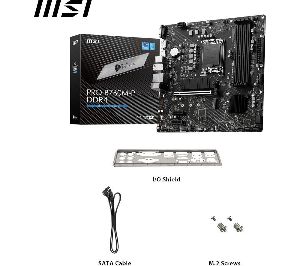 MSI PRO B760M-P LGA1700 Motherboard image number 4 of 7