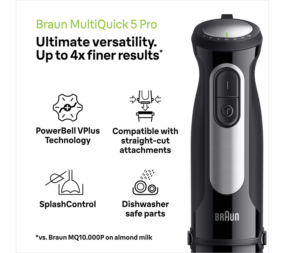 BRAUN MultiQuick 5 Pro MQ55755M Hand Blender - Black image number 2 of 7