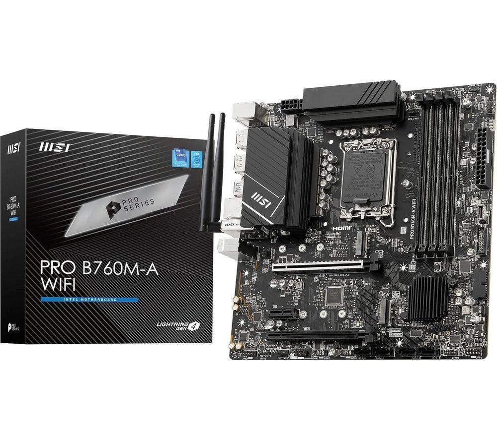 MSI PRO B760M-A WIFI DDR5 LGA1700 Motherboard image number 6 of 8