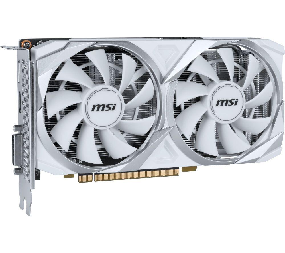 MSI GeForce RTX 3050 8 GB VENTUS 2X XS OC Graphics Card - White image number 2 of 5