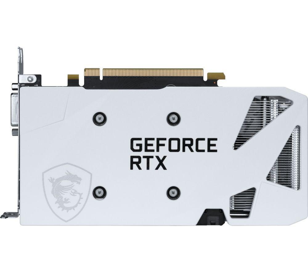 MSI GeForce RTX 3050 8 GB VENTUS 2X XS OC Graphics Card - White image number 3 of 5